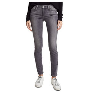 PAIGE Verdugo Ultra Skinny Color Gray Silvie Jeans Denim Stretchy Size 25